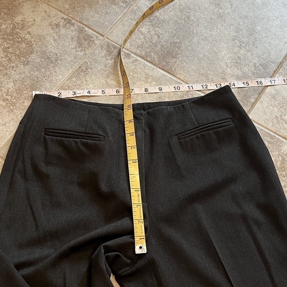 NEW Talbots Refined Bi Stretch Straight Leg Gray Pants Size 4 Charcoal Gray - Picture 6 of 11